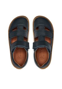 Froddo Sandały Barefoot Sandal G3150266 D Niebieski. Kolor: niebieski. Materiał: skóra