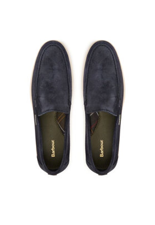Barbour Półbuty Carty MFO0797NY97 Granatowy. Kolor: niebieski. Materiał: zamsz, skóra