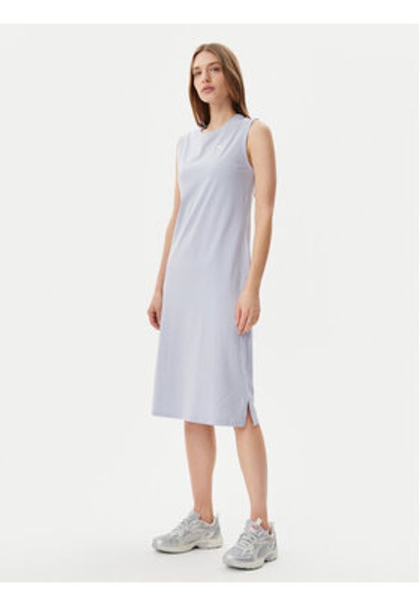 Puma Sukienka codzienna Ess 685643 Błękitny Slim Fit. Okazja: na co dzień. Kolor: niebieski. Materiał: bawełna. Typ sukienki: proste. Styl: casual
