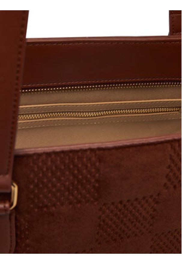 Love Moschino - LOVE MOSCHINO Torebka JC4123PP0NKB120A Brązowy. Kolor: brązowy. Materiał: skórzane