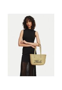 Karl Lagerfeld - Torebka KARL LAGERFELD. Kolor: beżowy #1
