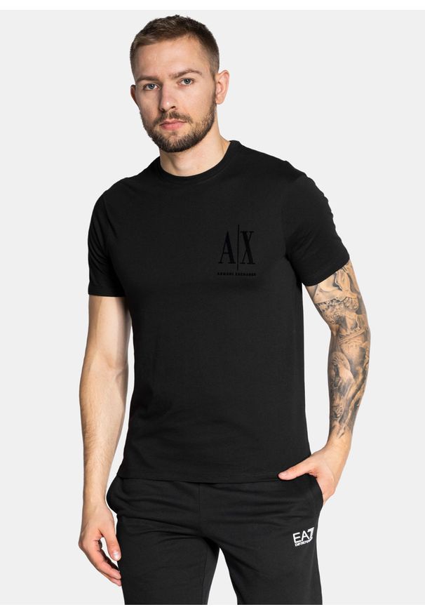 Koszulka męska Armani Exchange (8NZTPS ZJH4Z 1200). Kolor: czarny