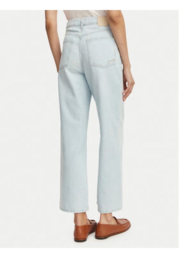 BOSS Jeansy C Marlene Crop 50558703 Niebieski Straight Fit. Kolor: niebieski