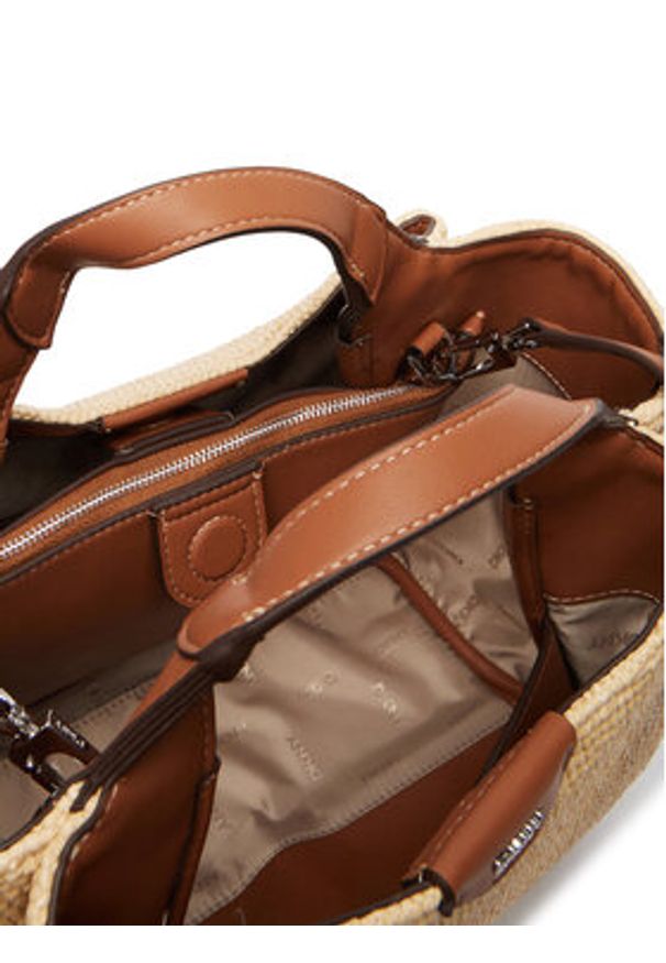 DKNY Torebka Willa Satchel R61DOG33 Beżowy. Kolor: beżowy