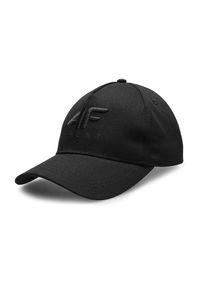 4f - Czapka z daszkiem 4F. Kolor: czarny