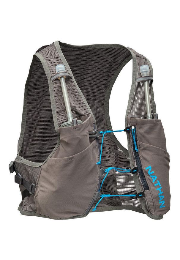 Kamizelka hydracyjna Nathan Pinnacle Breeze. Kolor: wielokolorowy, brązowy, zielony. Sport: bieganie