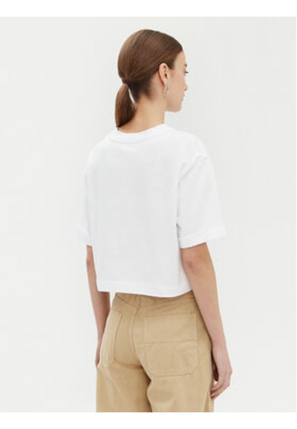 Pinko - PINKO T-Shirt 104882 A2HN Biały Regular Fit. Kolor: biały. Materiał: bawełna