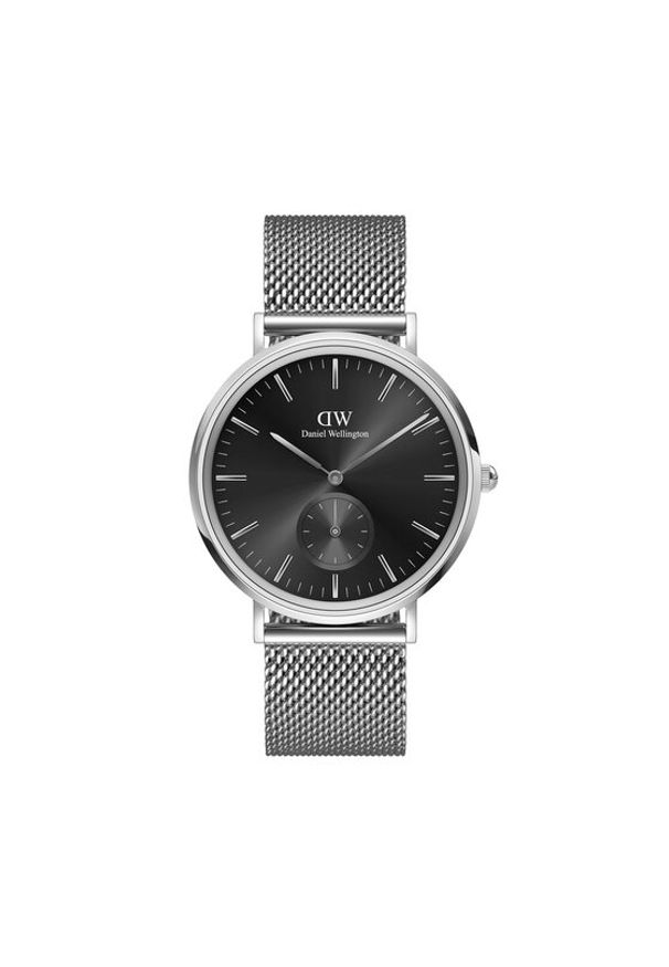 Daniel Wellington Zegarek Classic Multi-Eye Sterling Onyx DW00100711 Srebrny. Kolor: srebrny