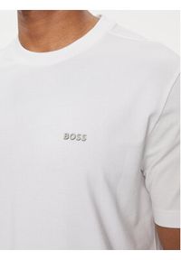 BOSS - Boss T-Shirt Tee 50506373 Biały Regular Fit. Kolor: biały. Materiał: bawełna #4