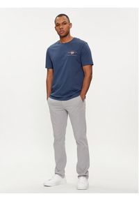 GANT - Gant T-Shirt Archive Shield 2067004 Niebieski Regular Fit. Kolor: niebieski. Materiał: bawełna #4