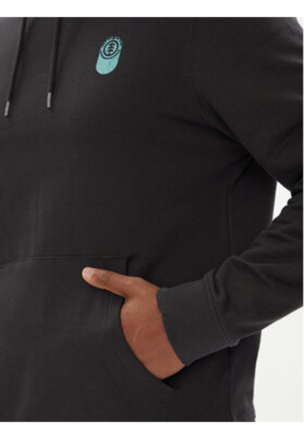 Element Bluza ELYSF00273 Czarny Regular Fit. Kolor: czarny. Materiał: bawełna