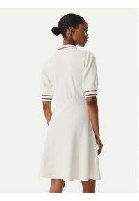 Armani Exchange Sukienka codzienna XW001739 AF13401 U1003 Kremowy Regular Fit. Okazja: na co dzień. Kolor: kremowy. Materiał: syntetyk. Typ sukienki: proste. Styl: casual #3