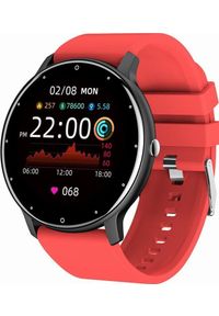 Smartwatch Gravity GT1-10 Czerwony. Rodzaj zegarka: smartwatch. Kolor: czerwony #1