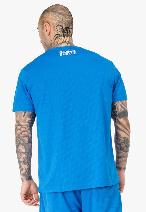 Koszulka Benlee Bryson. Kolor: niebieski, wielokolorowy, biały. Wzór: nadruk. Sport: fitness