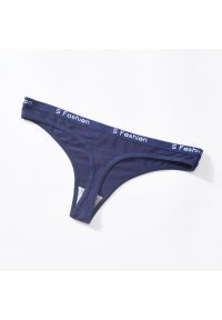 Intica - Stringi sportowe elastyczne do treningu Makenzie. Kolor: niebieski. Materiał: materiał