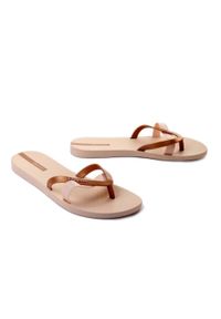 Ipanema - IPANEMA Kirei FEM 81805 beige/gold, klapki japonki damskie. Kolor: beżowy