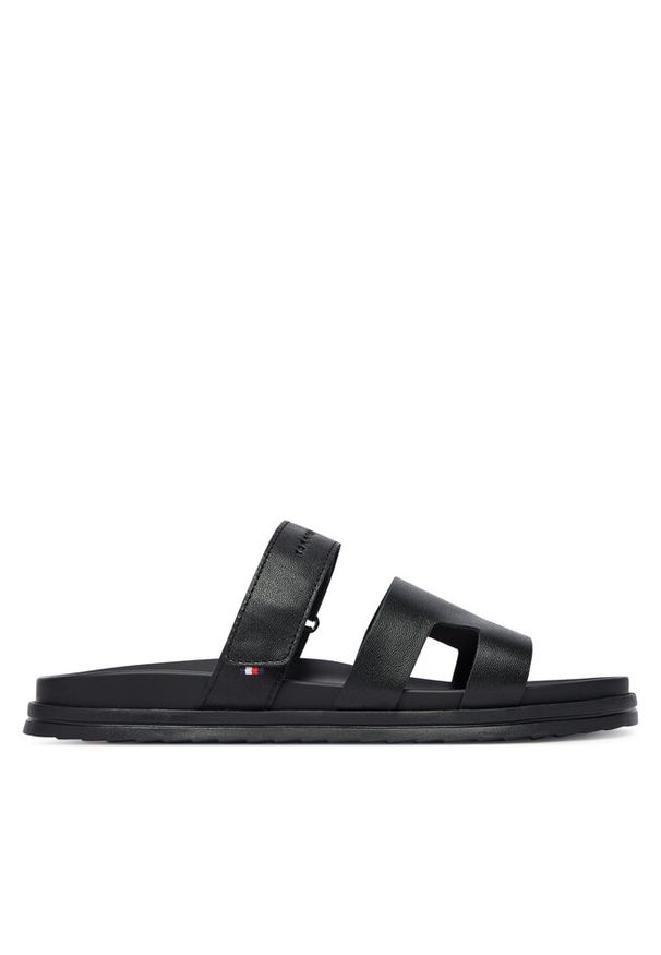 TOMMY HILFIGER - Klapki Tommy Hilfiger. Kolor: czarny