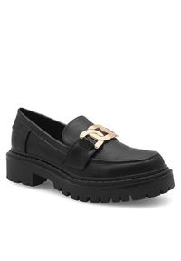 Jenny Fairy Loafersy WS5618-11 Czarny. Kolor: czarny. Materiał: skóra #7
