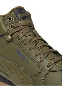 Puma Sneakersy St Runner V4 Mid 402893 06 Khaki. Kolor: brązowy. Materiał: skóra #4