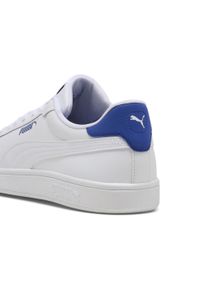 Puma - Sneakersy Smash 3.0 L PUMA White Vivid Blue. Kolor: biały, niebieski, wielokolorowy. Sport: tenis