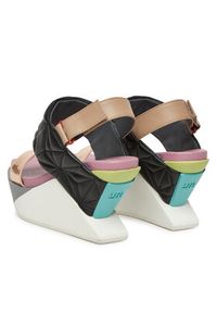 United Nude Sandały Delta Wedge Puffy 10902886188 Kolorowy. Materiał: skóra. Wzór: kolorowy