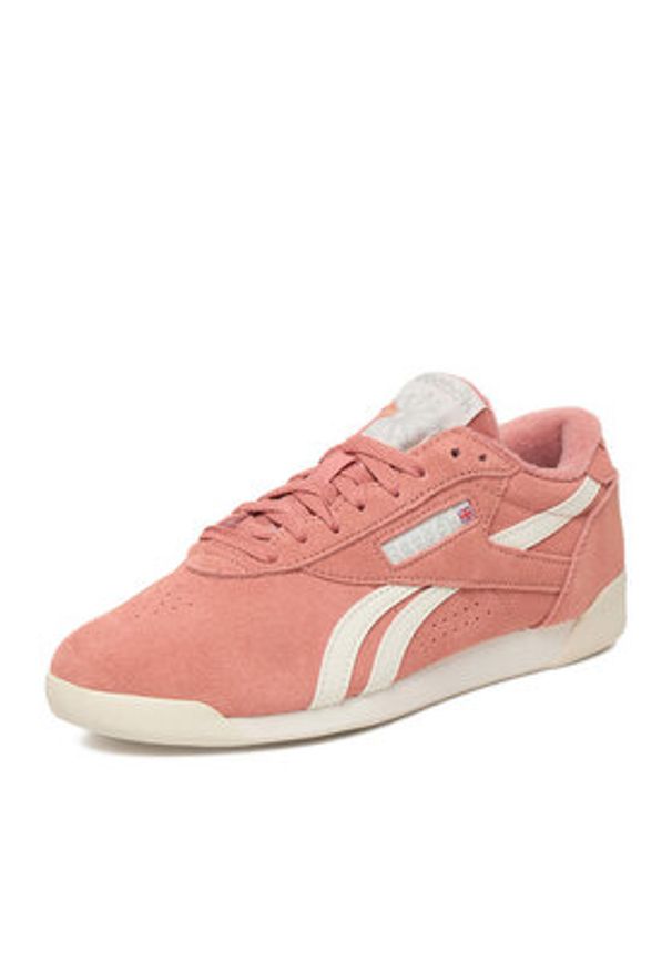 Reebok Sneakersy EO-F/S LO 100261521 Różowy. Kolor: różowy. Materiał: zamsz, skóra