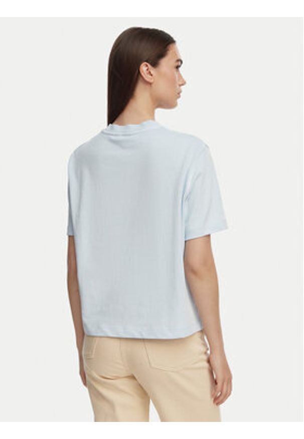 TOMMY HILFIGER - Tommy Hilfiger T-Shirt Crest WW0WW48713 Niebieski jasny Relaxed Fit. Kolor: niebieski. Materiał: bawełna