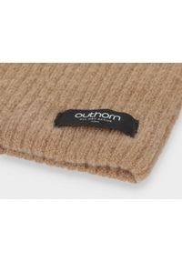 outhorn - Czapka męska. Materiał: dzianina, elastan, poliester, akryl. Wzór: aplikacja. Styl: klasyczny #2