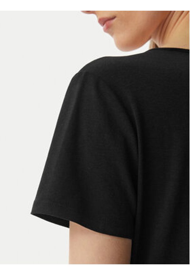 Liu Jo Sport T-Shirt TA6098 JS005 Czarny Regular Fit. Kolor: czarny. Styl: sportowy