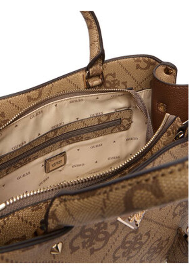 Guess Torebka Meridian II HWOS69 74060 Beżowy. Kolor: beżowy. Materiał: skórzane