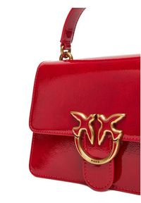 Pinko - PINKO Torebka Love One Top Handle Mini Light PE 25 PLTT 100071 A1UV Czerwony. Kolor: czerwony. Materiał: skórzane #3