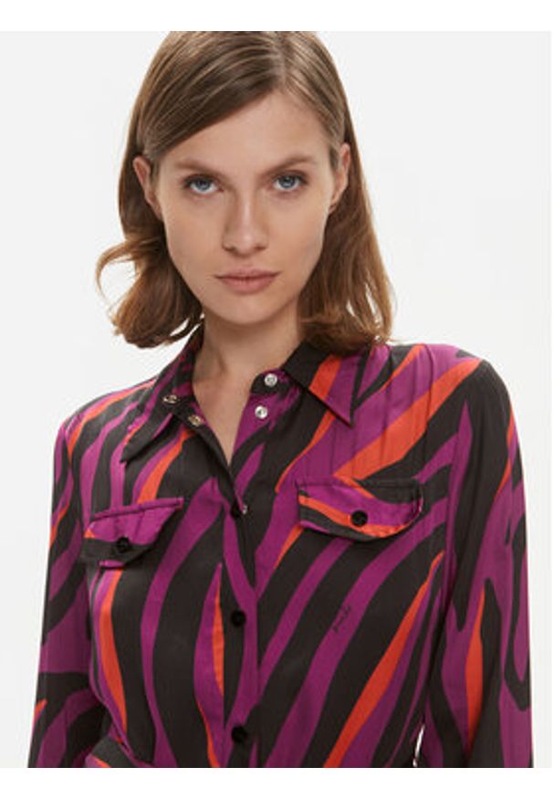 Pinko Sukienka koszulowa Assente 100909 A1B7 Różowy Regular Fit. Kolor: różowy. Materiał: wiskoza. Typ sukienki: koszulowe