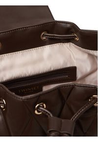TwinSet - TWINSET Plecak 252TB7055 Brązowy. Kolor: brązowy. Materiał: skóra #3