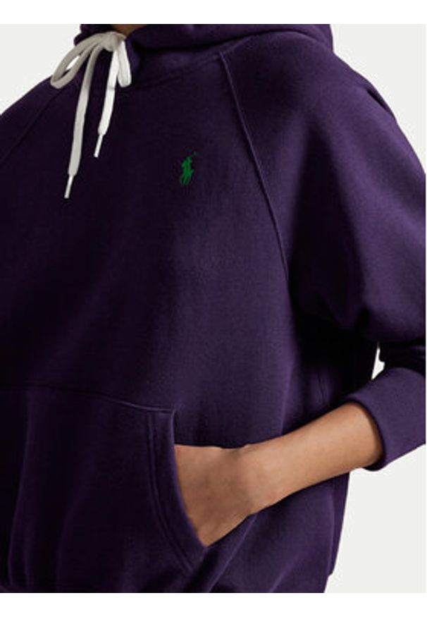 Polo Ralph Lauren Bluza 211971698006 Granatowy Relaxed Fit. Typ kołnierza: polo. Kolor: niebieski. Materiał: bawełna