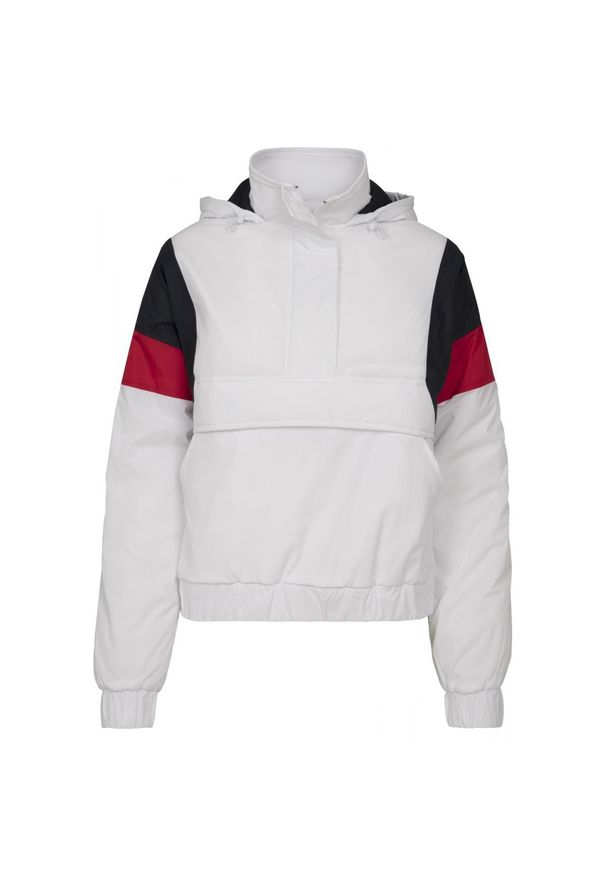 Urban Classics - Damska, klasyczna, wyściełana parka w 3 kolorach. Kolor: niebieski, biały, wielokolorowy. Sezon: zima. Styl: klasyczny