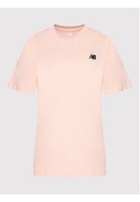 New Balance T-Shirt Unisex UT21503 Różowy Relaxed Fit. Kolor: różowy. Materiał: bawełna #10
