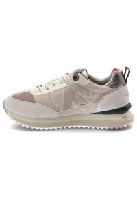 Sneakersy damskie Anekke, ze skóry naturalnej zamszowej sznurowanie lekka podeszwa sportowy styl casual, białe, 42370-482. Okazja: na co dzień. Zapięcie: sznurówki. Kolor: biały. Materiał: zamsz, skóra. Szerokość cholewki: normalna. Wzór: aplikacja #7
