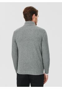 Pako Lorente - PAKO LORENTE – Szary sweter z wysoką stójką zapinaną na zamek. Typ kołnierza: kołnierzyk stójkowy. Kolor: szary. Materiał: bawełna. Sezon: zima, jesień #9