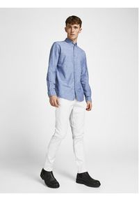 Jack & Jones - Jack&Jones Chinosy Marco 12150148 Biały Slim Fit. Kolor: biały. Materiał: bawełna #4