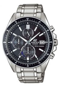 Zegarek Casio Męski Zegarek Edifice EFS-S510D-1AVUEF Szafirowy Chronograf Solarny. Kolor: niebieski #1