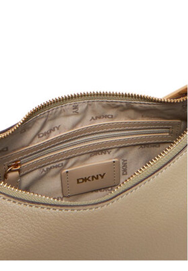 DKNY Torebka R44EAI65 Brązowy. Kolor: brązowy. Materiał: skórzane
