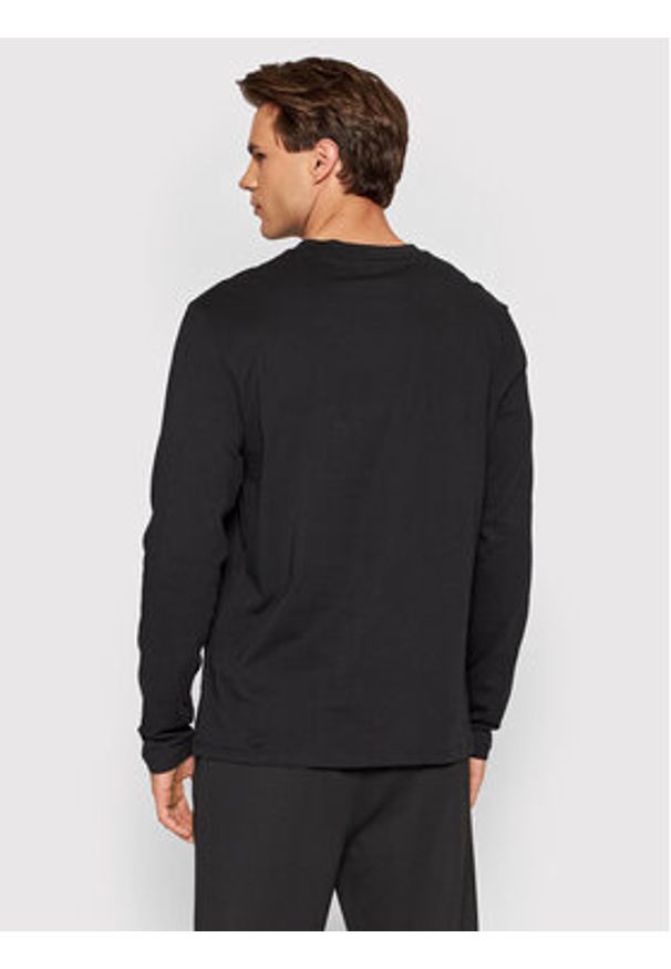 Hugo Longsleeve Derol222 50466159 Czarny Regular Fit. Kolor: czarny. Materiał: bawełna. Długość rękawa: długi rękaw