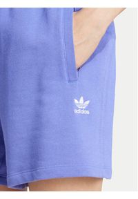 Adidas - adidas Szorty sportowe Essentials French Terry IW5708 Niebieski Loose Fit. Kolor: niebieski. Materiał: bawełna #5
