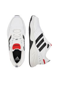 Adidas - adidas Sneakersy STRUTTER EG2655 WB Biały. Kolor: biały. Materiał: skóra #5