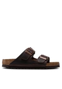 Klapki Birkenstock. Kolor: brązowy