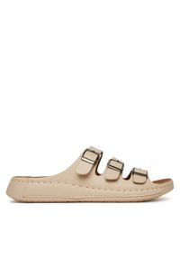Clara Barson Klapki WFA3730-1 Beżowy. Kolor: beżowy. Materiał: materiał, syntetyk
