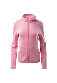 Bluza damska Hi-tec Lady Danio - różowa, Rozmiar M. Kolor: różowy. Materiał: materiał, wiskoza, elastan, tkanina, skóra, poliester. Sezon: lato. Sport: fitness #1