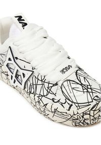 Naked Wolfe Sneakersy Kosa Kolorowy. Materiał: skóra. Wzór: kolorowy #5