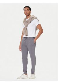 BOSS Spodnie dresowe Sestart 50509303 Szary Regular Fit. Kolor: szary. Materiał: bawełna