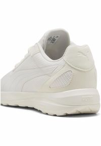 Puma - Damskie sneakersy SOFTRIDE Cosmic PUMA Warm White. Kolor: biały. Materiał: skóra, syntetyk, nubuk. Szerokość cholewki: normalna